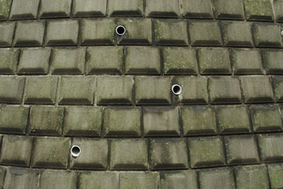 Drainage 5 watt landscaping retaining wall drainage